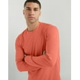 thumbnail image 3 of Hanes Long Sleeve T-Shirt Originals Men's Cotton Crewneck Lightweight US Cotton, 3 of 5
