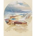 thumbnail image 3 of Thomas Moran 15x18 Black Modern Framed Museum Art Print Titled - Minerva Terrace, Yellowstone (1872), 3 of 5