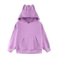 thumbnail image 6 of Girls Sweatshirt Sport Pullover Cropped Sweatshirts Athletic Hoodies Cute Oversized Pocket Sweatshirt Tops Multiple Sizes Sweatshirts for Girls Trendy, 6 of 7