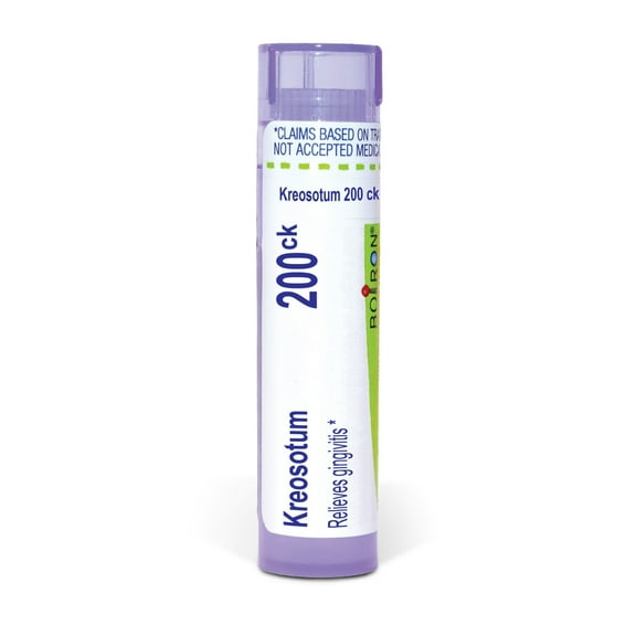 Boiron Kreosotum 200CK, Homeopathic Medicine for Gingivitis, 80 Pellets