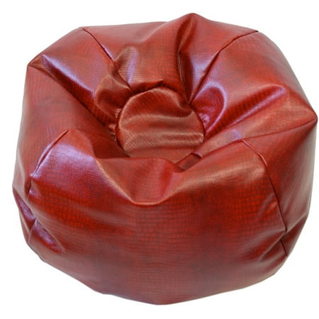 Large Tear Drop Snakeskin Vinyl Bean Bag