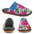 thumbnail image 4 of IAUYY Memory Foam House Slippers Suitable for Both Men and Women. Comfortable, Anti-Slip Plush Flat-Bottomed Slippers The Best Holiday Gift Flower Wall, 4 of 9