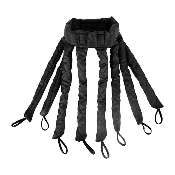 Heatless Non-Heating Curling Rod ' Curls Black for Long Hair