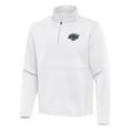thumbnail image 2 of Men's Antigua White Los Angeles Kings Twist Quarter-Zip Pullover Jacket, 2 of 3