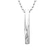 thumbnail image 5 of Colgante de rectángulo torcido Sunnimix en cordón de Collar de cadena con Plata, 5 of 5