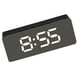 thumbnail image 3 of Reloj despertador digital LED Temperatura Escritorio Espejo de maquillaje Arte Snooze Reloj Dormitorio Decoración de oficina, Rectángulo seitruly HA3237-09B, 3 of 6