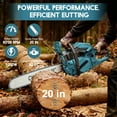 thumbnail image 2 of BAOKALER 20-Inch Gas Chainsaw, 3.4HP Powerful Chainsaws, 10700 RPM 2-Cycle 62CC Heavy Duty Gas Chainsaw, for Farm/Garden/Ranch/Wood Cutting, 2 of 14