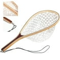thumbnail image 1 of Filet de Débarquement pour la Pêche à la Mouche, Truite, Achigan, Maille en Nylon, Filet pour Attraper et Relâcher les Poissons, 1 of 7