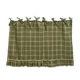 thumbnail image 4 of Handmade Oven Skirts, 30X21.5inch Oven Curtain for Farmhouse Kitchen Decor, Oven Curtain Tie Top, Plaid Stove Cover Skirt with Ruffle Trim, Rustic Kitchen Curtain Decor for Stove Dishwasher Cabinet, 4 of 7