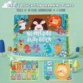 thumbnail image 1 of QJUHUNG Quiet Book Children‘s Early Education Enlightenment Sticker Busy Book  General Knowledge Cognitive Puzzle Book Toy, 1 of 7