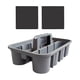 thumbnail image 1 of Caja de herramientas para automoción, organizador de herramientas, práctico bolsillo múltiple reforzado. Gris, 1 of 9