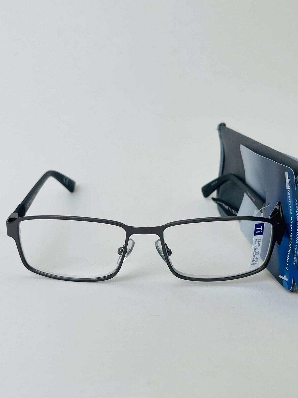 Foster Grant Reading Glasses Ti-Tech TI104 Gun metal +1.25
