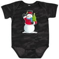 thumbnail image 3 of Inktastic Snowman Holding Christmas Tree Boys or Girls Baby Bodysuit, 3 of 5