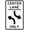 Color 4157, variant on Two Way Left Turn Only Sign Regulatory Traffic Signs Metal Sign Tin Sign 8x12 Inch - Caution Safety Warning Security Signs Indoor & Outdoor Signs for Home, Office, Work