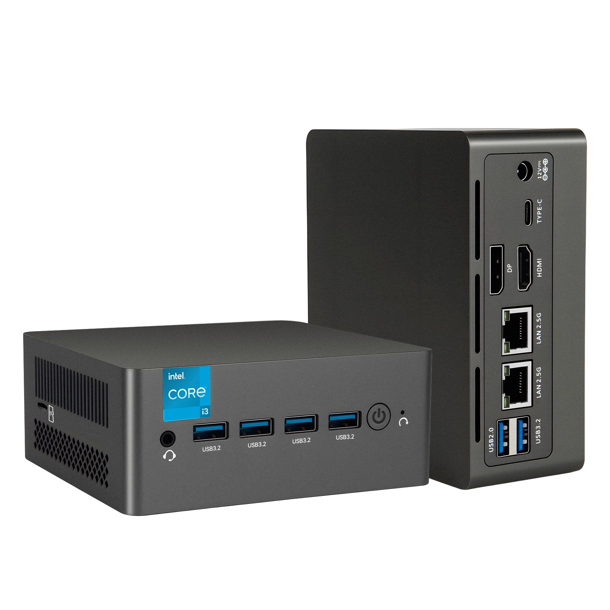 N9NP Mini PC, Intel Core i3-N305 (up to 3.8GHz), 16GB DDR4 RAM 1TB