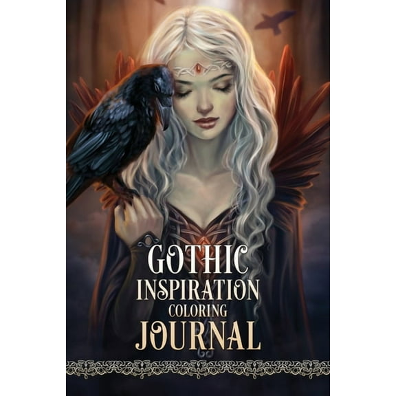 Gothic Inspiration Coloring Journal, (Paperback)