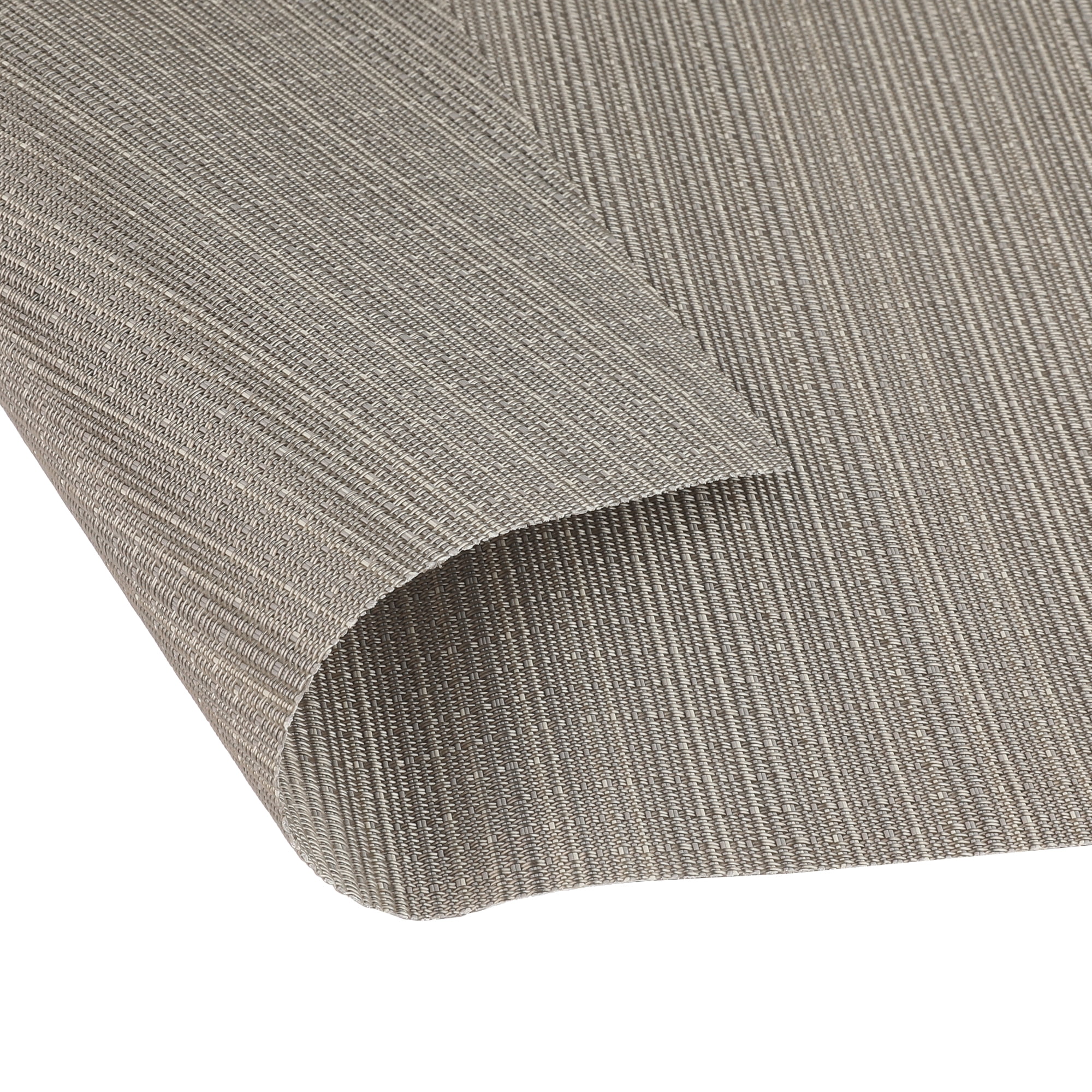 Unique Bargains Table Placemats Set of 6 Placemats Heat Resistant Table Mats Wipe Clean Silver 18x12 inch