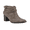 Light Grey, variant on Women Chunky High Heel Ankle Boots Textured Pattern Close Toe Classic Fall Heeled Booties
