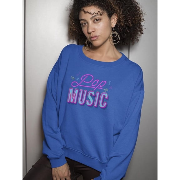 Pop Music Style Sweatshirt Women's -Image by Shutterstock