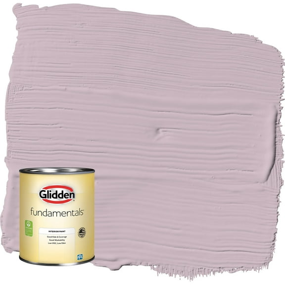 Glidden Fundamentals High Society / Purple Eggshell Interior Paint, 1 Quart