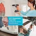thumbnail image 3 of beyond by BLACK+DECKER Trousse d'Outils pour la Maison avec Perceuse/perceuse MAX 20 V, 83 Pcs (BDPK70284C1AEV), 3 of 5