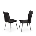 thumbnail image 1 of Black Leatherette Chairs (2 Chairs), 1 of 2