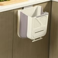 thumbnail image 6 of Meitianfacai Hanging Kitchen Trash Can Plastic Foldable Bin Wall Mounted for Cabinet Door, Perfect for Organizing Small Spaces in Your Home - Hang in Kitchen, Car, Bedroom, or Bathroom, 6 of 6