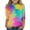 Multicolor#5, variant on GaThRRgYP Summer Tops,Womens Summer Tunics Tops Short Sleeve,Men's and Women's Tie Printed Quarter Sleeve Round Neck Children's Top Pullover Base Shirt Multicolor#13 9 Years