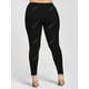 thumbnail image 2 of Leggings de jersey con aplicación de talla grande Rosegal Cubrirlos, 2 of 3