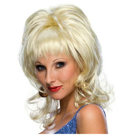 Womens Blonde Country Singer Cowgirl Dolly Parton Wig