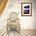 thumbnail image 3 of Villa, Mlli 23x32 Gold Ornate Wood Framed with Double Matting Museum Art Print Titled - Palm Boating, 3 of 4