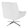 thumbnail image 5 of OSP Home Furnishings Guest Chair in White Faux Leather and Aluminum Base, 5 of 5