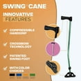 thumbnail image 5 of Dynamo Swing Cane -  (Green), 5 of 9
