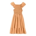 thumbnail image 4 of Little Girls Dresses Glitter Sequin Dance Performance Skirt Shorts Solid Color Girls Formal Dress Size 7-8T, 4 of 6