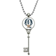 thumbnail image 1 of Con flores en forma de letras. Colgante Collar Vintage Llavero Plata Joyas Unbranded M, 1 of 3