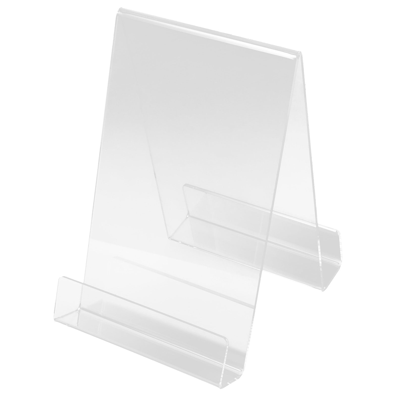 Clear Acrylic Book Rack Clear Desktop Bookshelf Tabletop Phone Acrylic