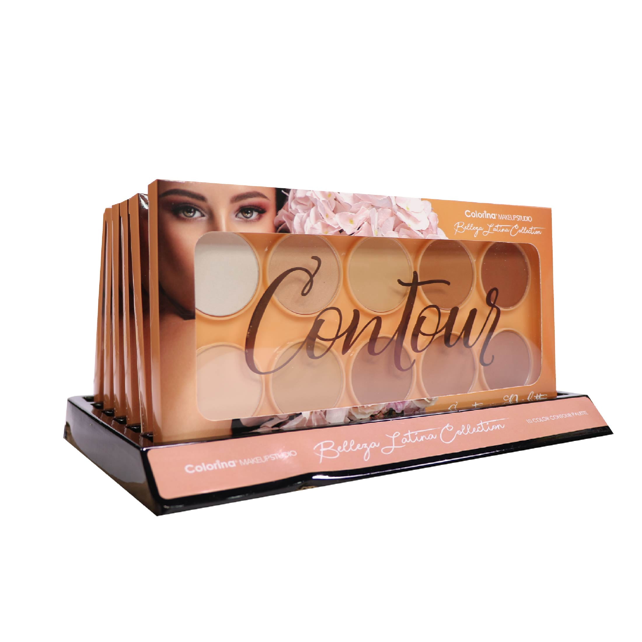 Colorina Makeup Studio Belleza Latina Collection 10 Color Contour Palette 1.05 oz