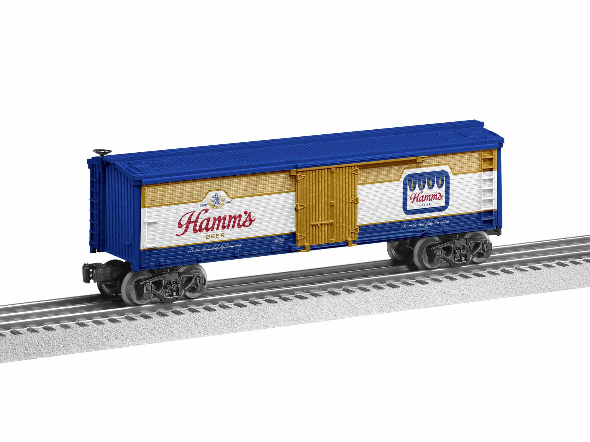 Lionel 6-83655 Hamm's Beer Wood Sided Reefer O 027 MIB 2016 New Hamm Brewing Co. 