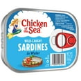 Chicken of the Sea Wild Caught Sardines in Water, 3.75 oz Can