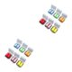 thumbnail image 3 of Vogacara 1 Pair Color Random Studying Soundproof Ear Sleep Earplugs Insulation Portable Anti-noise Earplug Household Protection Color aleatorio 2piezas, 3 of 6