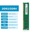 thumbnail image 3 of DDR3 DDR4 4GB/8GB/16GB Desktop Memories Ram PC4 1.2V 2133 2400 2600 3200Mhz PC3 1.5V 1066 1333 1600Mhz Computer DIMM Memory Ram, 3 of 4