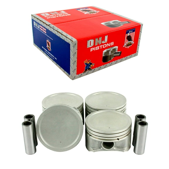 DNJ P159 Std. Complete Piston Set Fits Cars & Trucks 02-07 Mitsubishi Lancer 2.0L L4 SOHC 16v