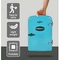 thumbnail image 3 of Koolatron Retro Portable 6-Can Thermoelectric Mini Fridge, 4.2 Quarts, 12V DC/110V AC, for Home, Dorm, Car, Boat, Beverages & More, 3 of 9