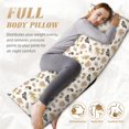 thumbnail image 3 of KLL Ultra Soft Microfiber Body Pillow Cover/Pillowcases 20"x54" with Hidden Zipper Closure-nuts leaf Butterfly, 3 of 5