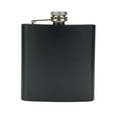 thumbnail image 2 of 6/8oz Black-Hip Flask Stainless-Steel Whiskey Liquor Wine Bottle Outdoor-Travel Camping Portable Pocket Alcohol Flask, 2 of 11
