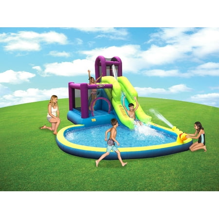 Backyard Inflatable Jump N Slide Water Park