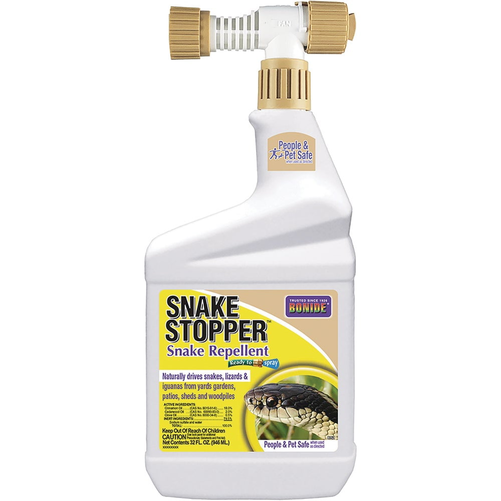 Bonide Snake Stopper 32 oz Ready-to-Spray Outdoor Snake Repellent - Safe for People & Pets