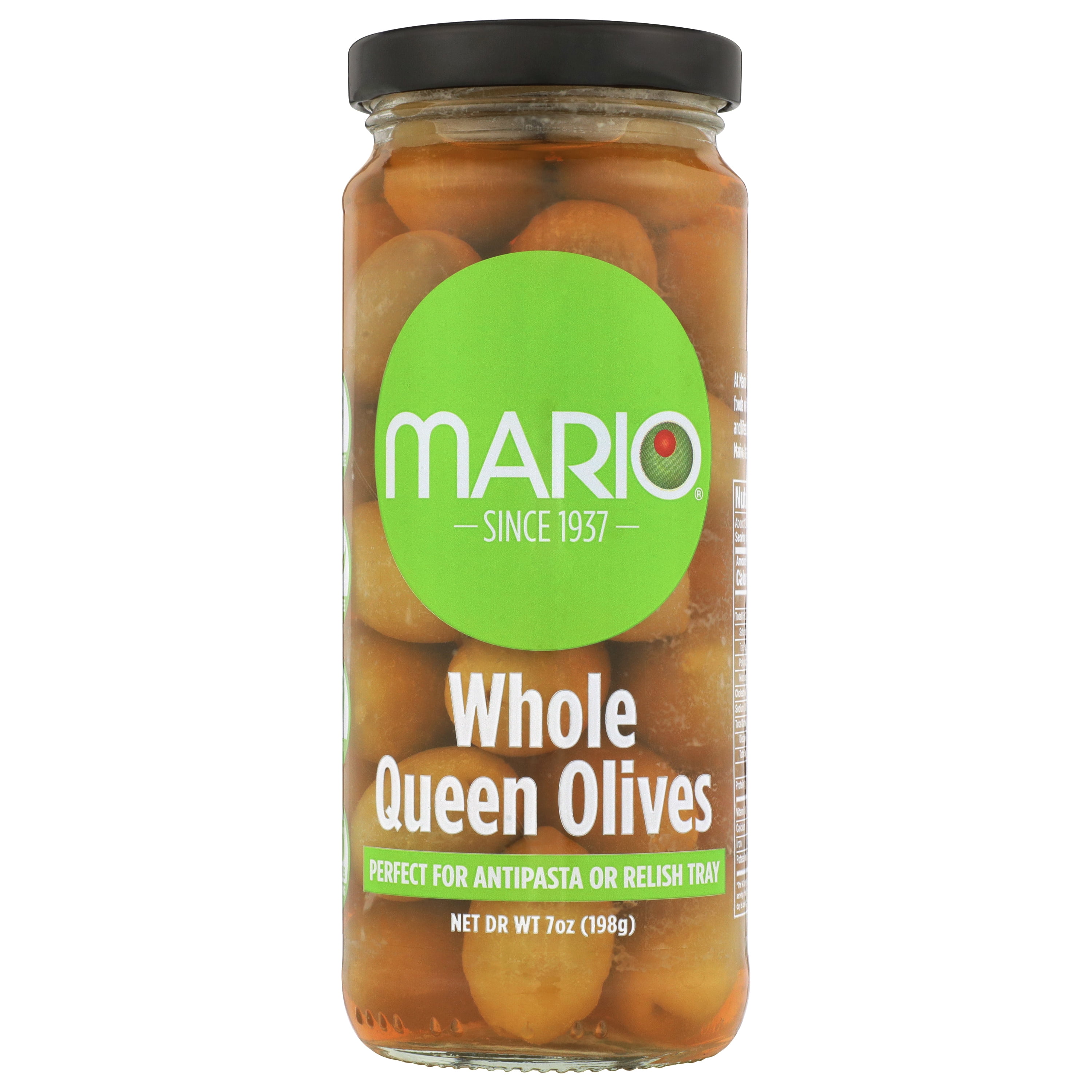 (3 pack) Mario Whole Spanish Queen Olives, 7 oz