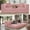 Pink, variant on BELHOME 5-in-1 Convertible Sofa Bed, 78.8" Sleeper Sofa Boneless Couch with Side Pockets, Folding Floor Sofa Compression Sofa for Living Rooms No Assembly Required