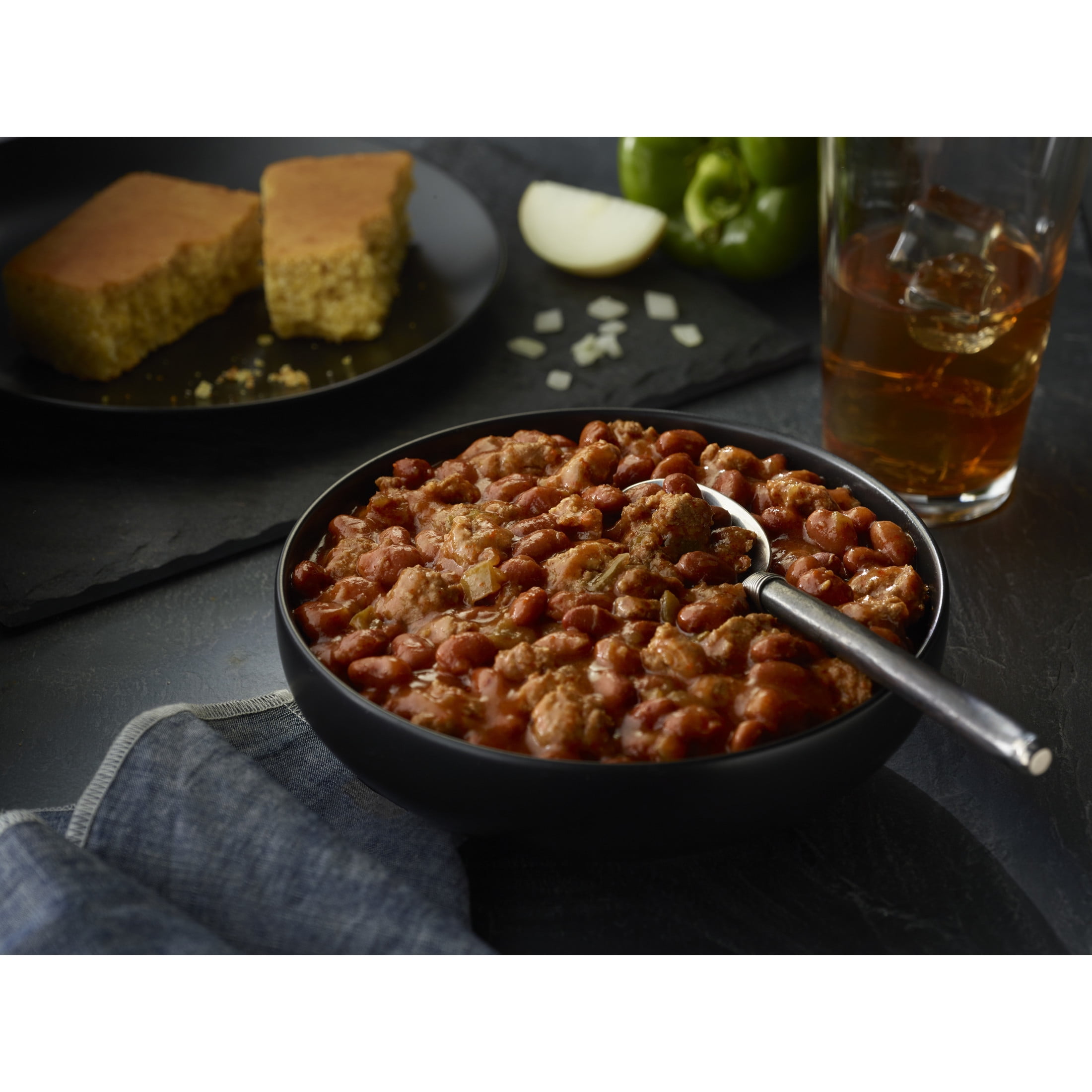 (2 pack) STAGG DYNAMITE HOT Chili with Beans Beef, Shelf-Stable, 15 oz Steel Can